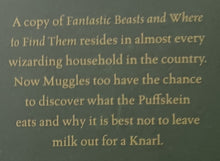 Load image into Gallery viewer, FANTASTIC BEASTS AND WHERE TO FIND THEM - J.K. Rowling
