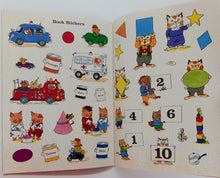 Load image into Gallery viewer, RICHARD SCARRY'S BEST-EVER COLORS, SHAPES, AND NUMBERS STICKER AND POSTER BOOK - Richard Scarry