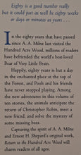 Load image into Gallery viewer, RETURN TO THE HUNDRED ACRE WOOD - David Benedictus