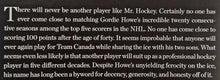 Load image into Gallery viewer, MR. HOCKEY - Gordie Howe, Bobby Orr