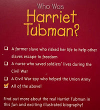 Load image into Gallery viewer, WHO WAS HARRIET TUBMAN? - Who HQ, Yona Zeldis McDonough