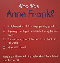 Load image into Gallery viewer, WHO WAS ANNE FRANK? - Who HQ, Ann Abramson