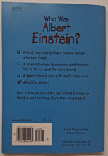 Load image into Gallery viewer, WHO WAS ALBERT EINSTEIN? - Who HQ, Jess M. Brallier