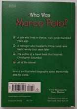 Load image into Gallery viewer, WHO WAS MARCO POLO? - Who HQ, Joan Holub