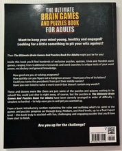 Load image into Gallery viewer, THE ULTIMATE BRAIN GAMES AND PUZZLES BOOK FOR ADULTS - Donovan Ellis