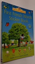 Load image into Gallery viewer, FIRST FRENCH WORDS STICKER BOOK - Usborne Books