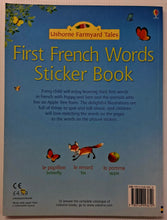 Load image into Gallery viewer, FIRST FRENCH WORDS STICKER BOOK - Usborne Books