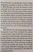 Load image into Gallery viewer, FREEZING ORDER - Bill Browder