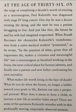 Load image into Gallery viewer, WHEN BREATH BECOMES AIR - Paul Kalanithi, Abraham Verghese