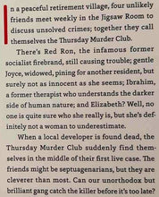 Load image into Gallery viewer, THE THURSDAY MURDER CLUB - Richard Osman