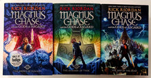 Load image into Gallery viewer, MAGNUS CHASE AND THE GODS OF ASGARD (SET) - Rick Riordan