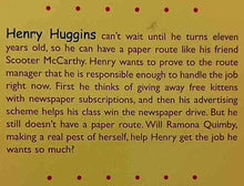 Load image into Gallery viewer, HENRY AND THE PAPER ROUTE - Beverly Cleary