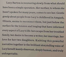 Load image into Gallery viewer, MY NAME IS LUCY BARTON - Elizabeth Strout