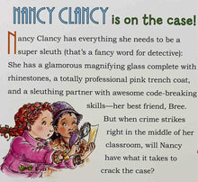 Load image into Gallery viewer, NANCY CLANCY SUPER SLEUTH - Jane O'Connor