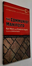 Load image into Gallery viewer, THE COMMUNIST MANIFESTO - Karl Marx, Friedrich Engels