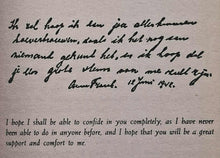 Load image into Gallery viewer, THE DIARY OF A YOUNG GIRL - Anne Frank, Eleanor Roosevelt