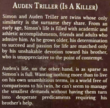 Load image into Gallery viewer, AUDEN TRILLER (IS A KILLER) - Brian Prousky