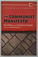 Load image into Gallery viewer, THE COMMUNIST MANIFESTO - Karl Marx, Friedrich Engels