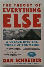 Load image into Gallery viewer, THE THEORY OF EVERYTHING ELSE - Dan Schreiber