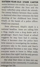 Load image into Gallery viewer, THE HATE U GIVE - Angie Thomas