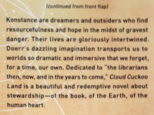 Load image into Gallery viewer, CLOUD CUCKOO LAND - Anthony Doerr