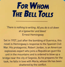 Load image into Gallery viewer, FOR WHOM THE BELL TOLLS - Ernest Hemingway