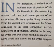 Load image into Gallery viewer, THE STORYTELLER - Dave Grohl