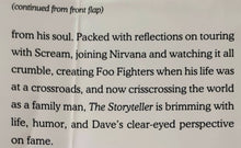 Load image into Gallery viewer, THE STORYTELLER - Dave Grohl
