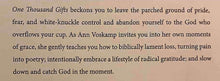 Load image into Gallery viewer, ONE THOUSAND GIFTS - Ann Voskamp