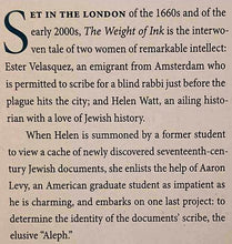 Load image into Gallery viewer, THE WEIGHT OF INK - Rachel Kadish