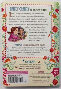 NANCY CLANCY SUPER SLEUTH - Jane O'Connor