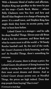 NEEDFUL THINGS - Stephen King