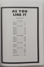 Load image into Gallery viewer, AS YOU LIKE IT - William Shakespeare, SparkNotes
