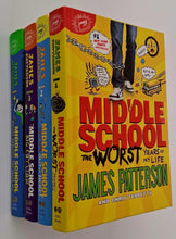 Load image into Gallery viewer, MIDDLE SCHOOL (SET) - James Patterson, Chris Tebbetts
