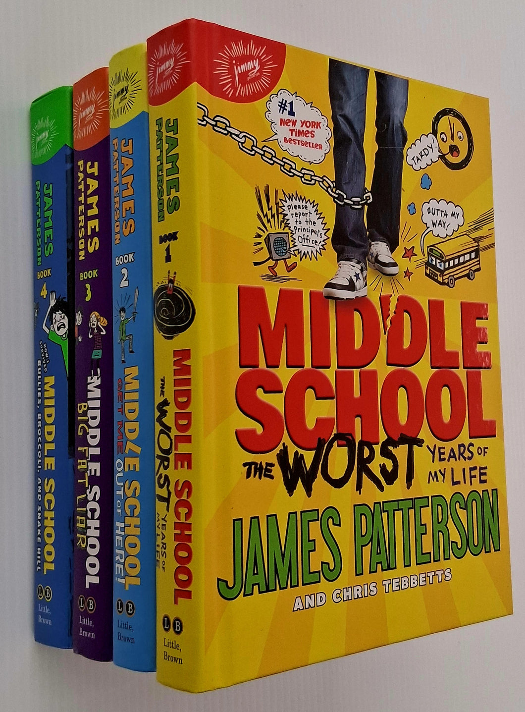 MIDDLE SCHOOL (SET) - James Patterson, Chris Tebbetts
