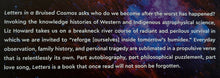 Load image into Gallery viewer, LETTERS IN A BRUISED COSMOS - Liz Howard
