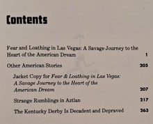 Load image into Gallery viewer, FEAR AND LOATHING IN LAS VEGAS - Hunter S. Thompson
