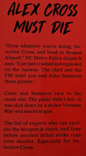 Load image into Gallery viewer, ALEX CROSS MUST DIE - James Patterson
