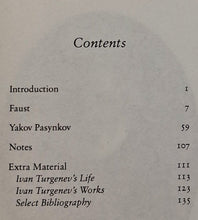 Load image into Gallery viewer, FAUST - Ivan Turgenev
