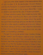 Load image into Gallery viewer, LAST CALL AT THE HOTEL IMPERIAL - Deborah Cohen
