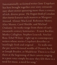 Load image into Gallery viewer, THE PENGUIN BOOK OF CANADIAN SHORT STORIES - Jane Urquhart
