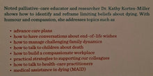 Load image into Gallery viewer, TALKING ABOUT DEATH WON'T KILL YOU. - Kathy Kortes-Miller

