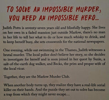 Load image into Gallery viewer, THE MARLOW MURDER CLUB - Robert Thorogood
