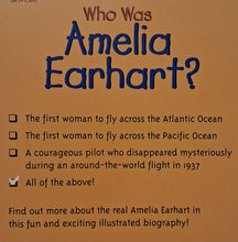 Load image into Gallery viewer, WHO WAS AMELIA EARHART? - WHO HQ, Kate Boehm Jerome
