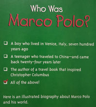 Load image into Gallery viewer, WHO WAS MARCO POLO? - Who HQ, Joan Holub
