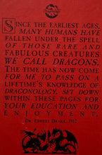 Load image into Gallery viewer, DRAKE'S COMPREHENSIVE COMPENDIUM OF DRAGONOLOGY - Ernest Drake, Dugald A. Steer
