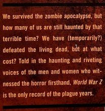 Load image into Gallery viewer, WORLD WAR Z - Max Brooks
