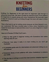 Load image into Gallery viewer, KNITTING FOR BEGINNERS - Nancy Gordon
