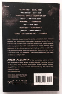 FIGHT CLUB - Chuck Palahniuk