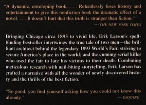 DEVIL IN THE WHITE CITY - Erik Larson